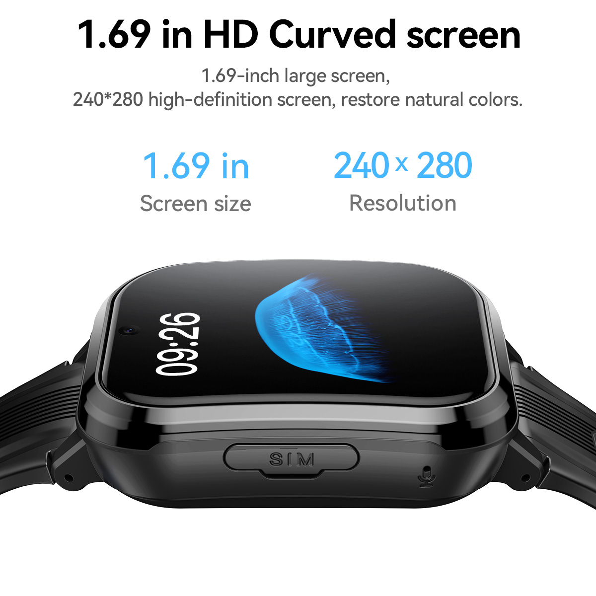 HOCO Y108 1.69inch HD LCD Curv - Smartwatch Watches Boys ulasan dan harga
