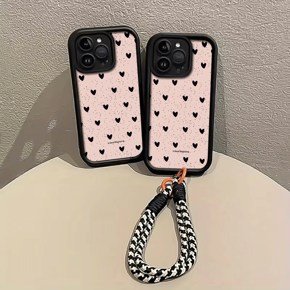 Ink Splattered Black Heart Han - Samsung Galaxy Strap ulasan dan harga
