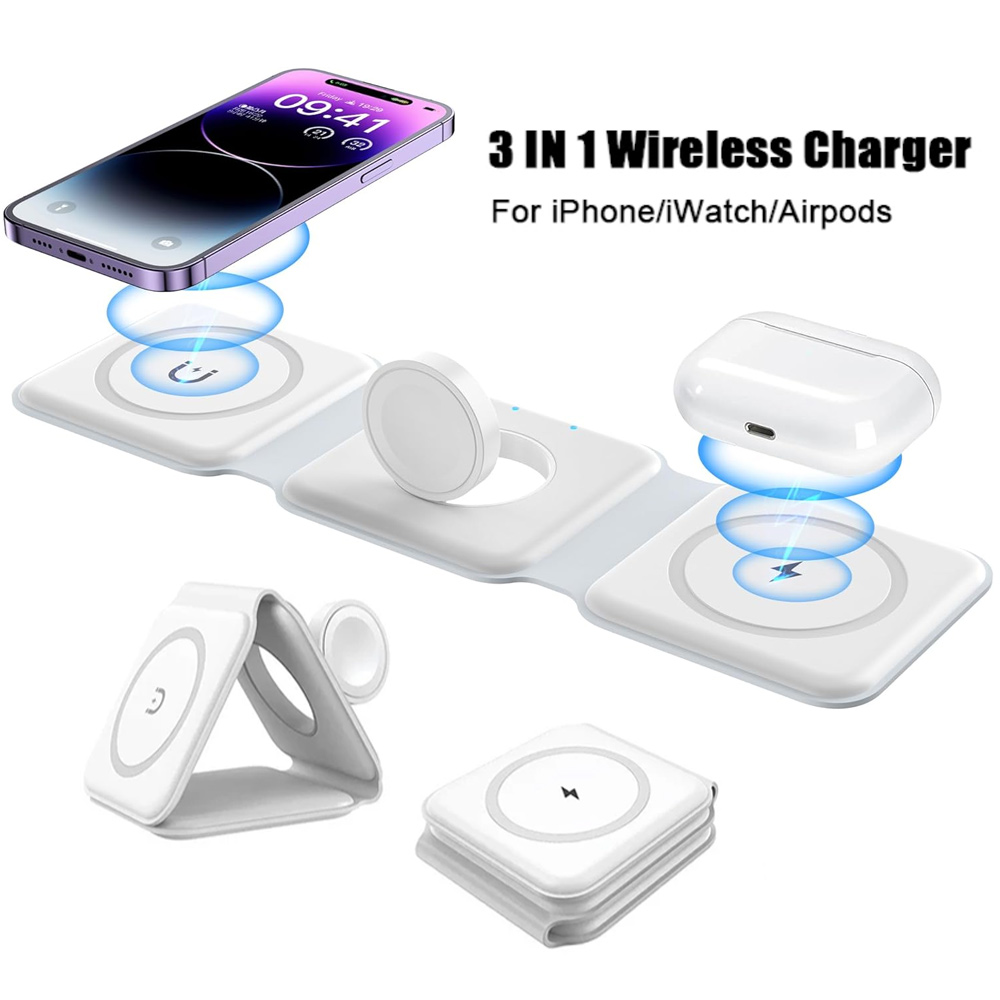 3 In 1 Wireless Charging Stati - Smartwatch Apple Watch ulasan dan harga