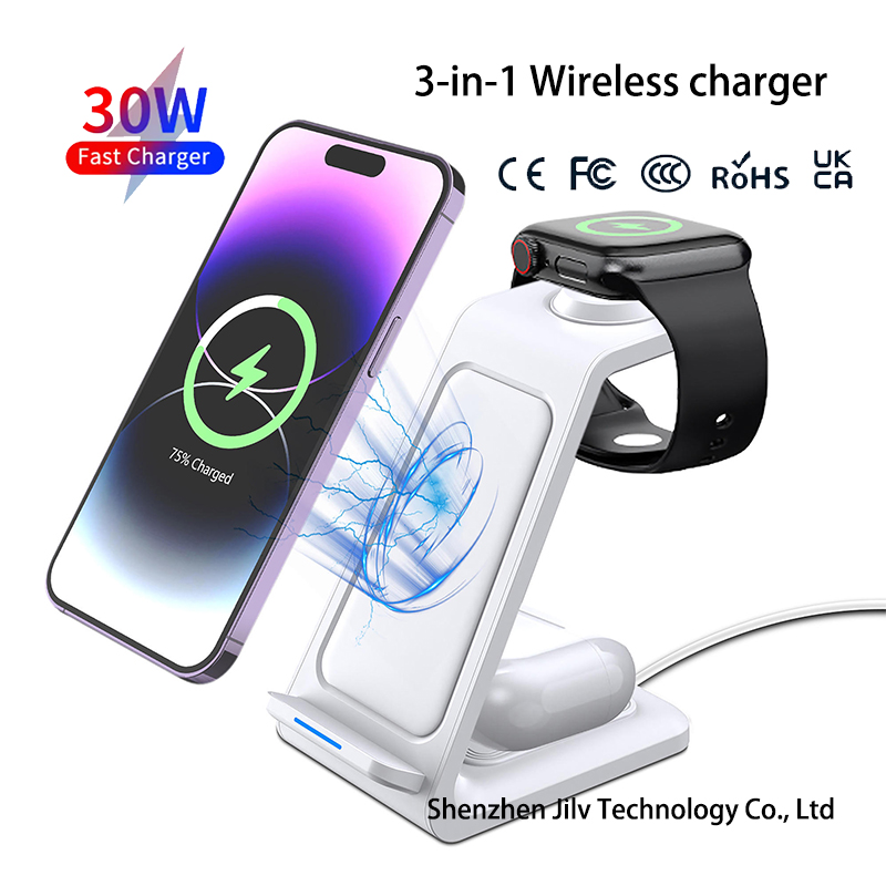 15W 3 in 1 Wireless Charger St - Smartwatch Apple Watch ulasan dan harga